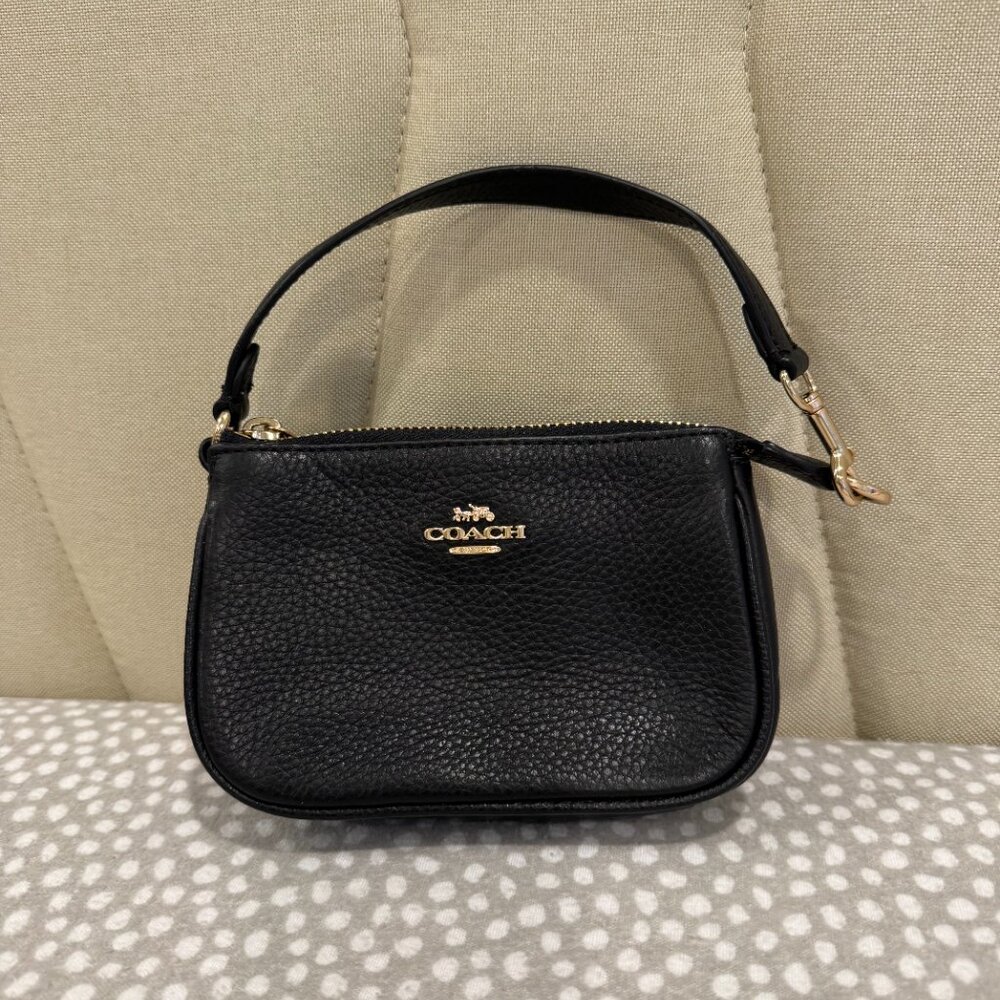 Coach Leather Swinger Mini Bag